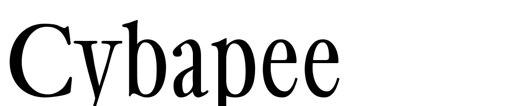 cybapee font family download free