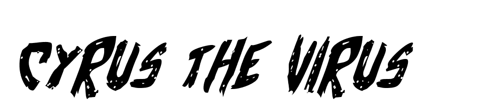cyrus_the_virus font family download free