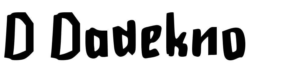 d_dadekno font family download free