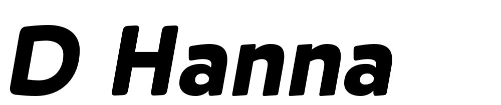 D Hanna font family download free