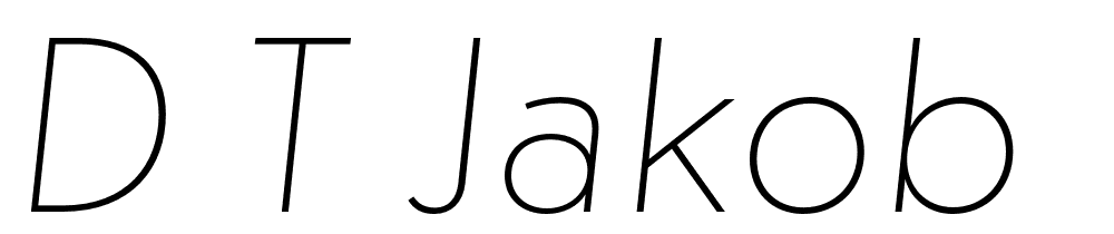 D T Jakob font family download free