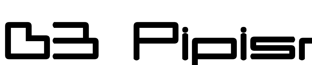 D3-PipismW font family download free