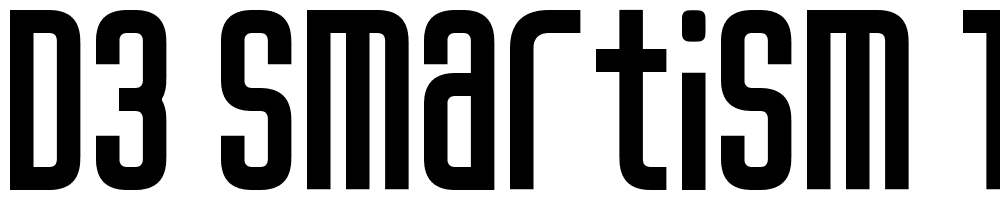 D3-Smartism-TypeB font family download free