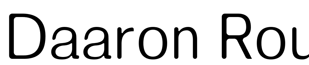 Daaron-Round font family download free