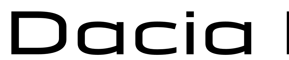 Dacia-Block-Extended font family download free