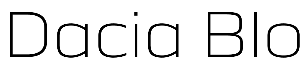 dacia-block font family download free