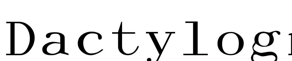 Dactylographe-Unregistered font family download free