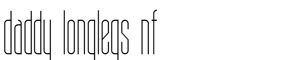 Daddy-Longlegs-NF font family download free