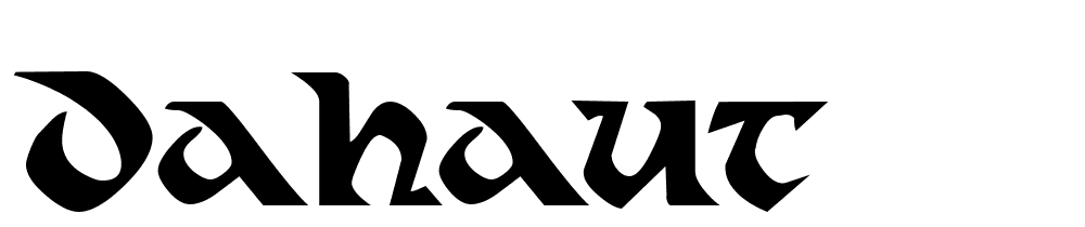 Dahaut font family download free