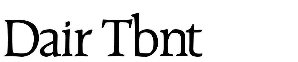 Dair-TBNT font family download free