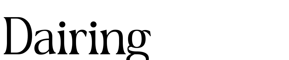 Dairing font family download free