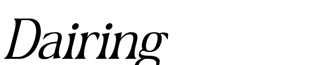 Dairing font family download free