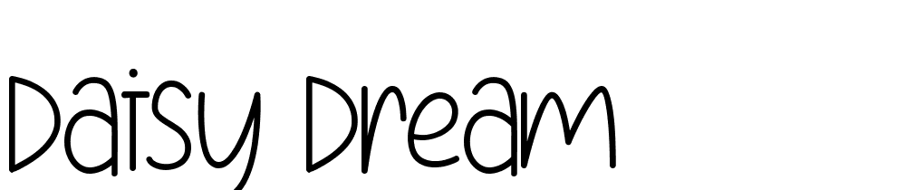 Daisy-Dream font family download free