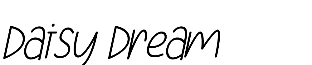 daisy_dream font family download free