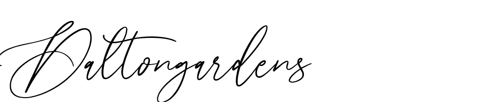 Daltongardens font family download free