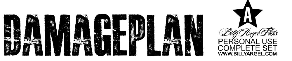 damageplan (1) font family download free