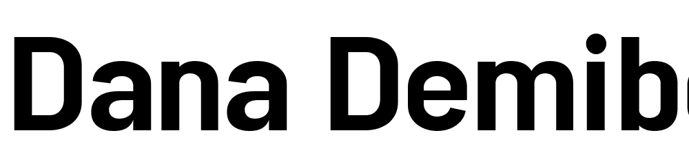 dana-demibold font family download free