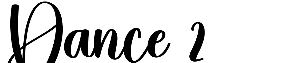 dance-2 font family download free