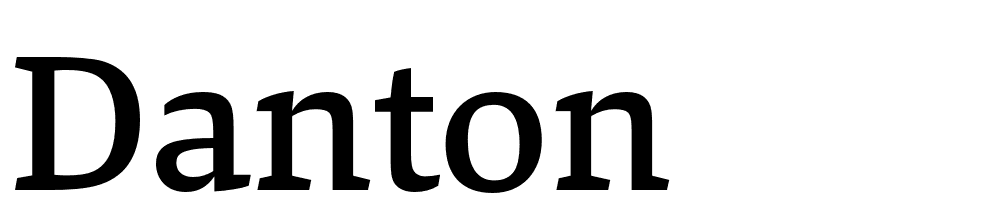 Danton font family download free