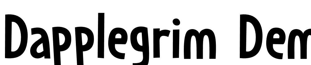 Dapplegrim-DEMO-Regular font family download free