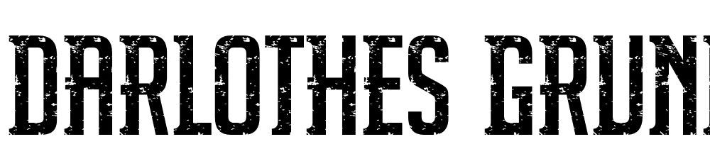 darlothes-grunge font family download free