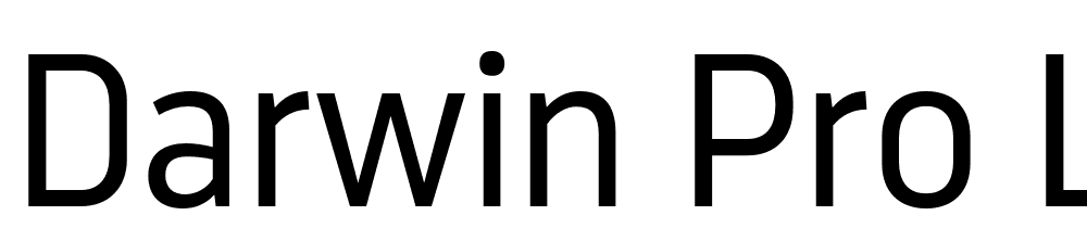 Darwin-Pro-Light font family download free