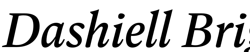 Dashiell-Bright-Medium-Italic font family download free