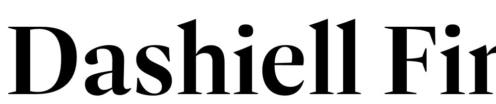 Dashiell-Fine-Demi font family download free