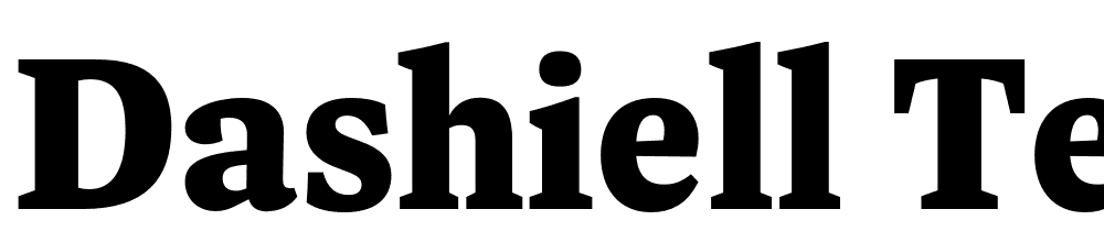 Dashiell Text font family download free