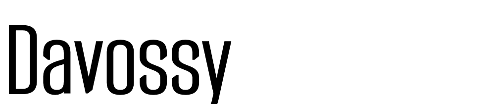 Davossy font family download free