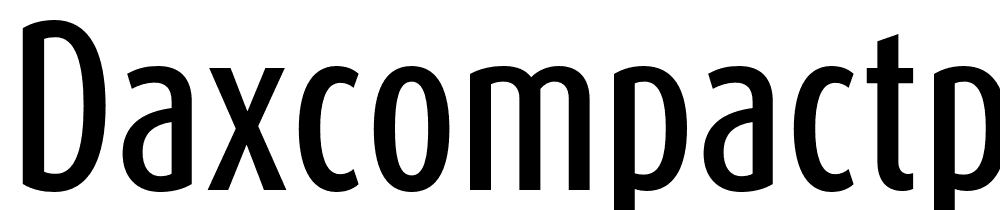 DaxCompactPro-Medium font family download free