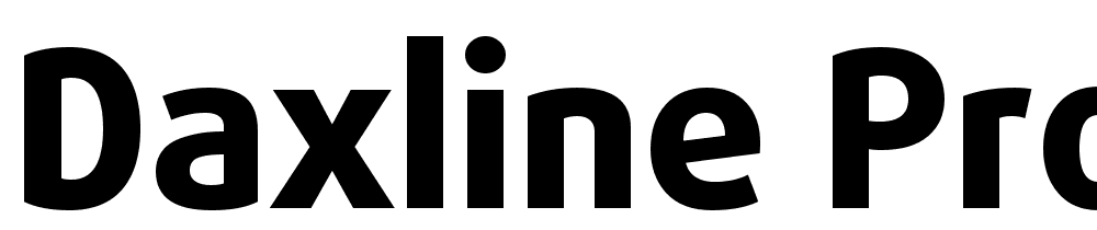 Daxline-Pro font family download free