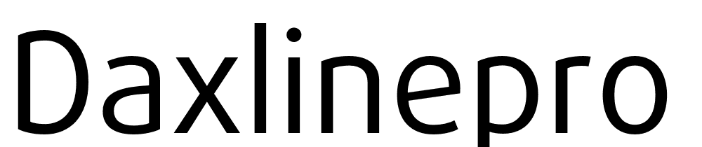 DaxlinePro font family download free