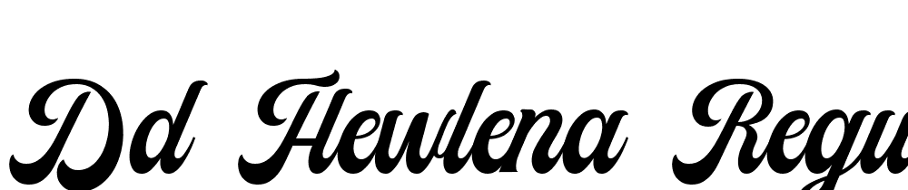 DD-Hewlena-Regular font family download free