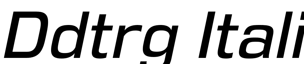 DDTRg-Italic font family download free