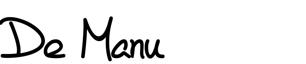 de Manu font family download free