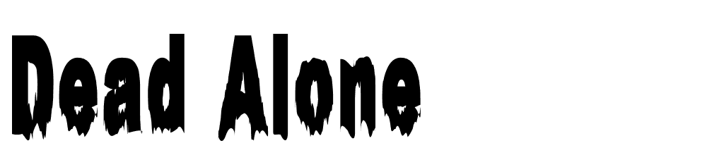 dead_alone font family download free