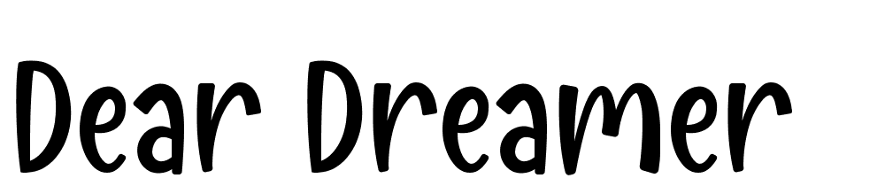 Dear-Dreamer font family download free