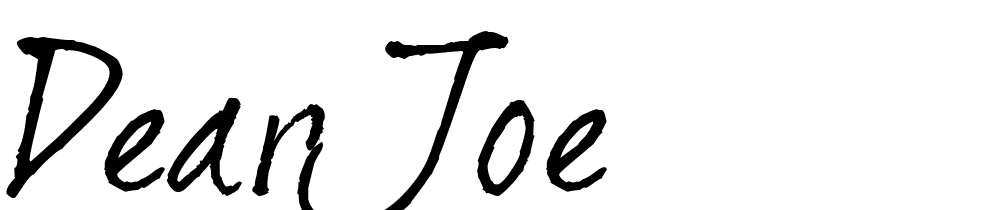 dear Joe font family download free