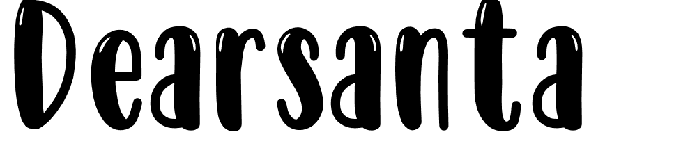 DEARSANTA font family download free