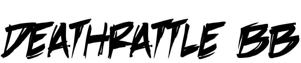 DeathRattle-BB font family download free