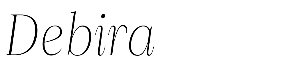 Debira font family download free