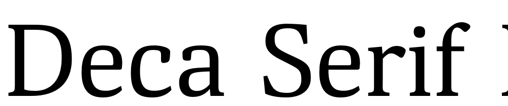 Deca-Serif-New font family download free