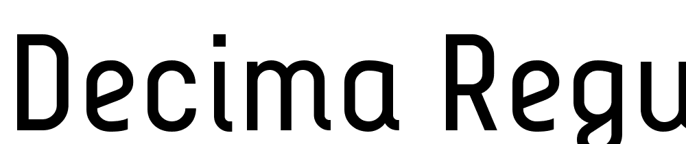 Decima-Regular-3 font family download free