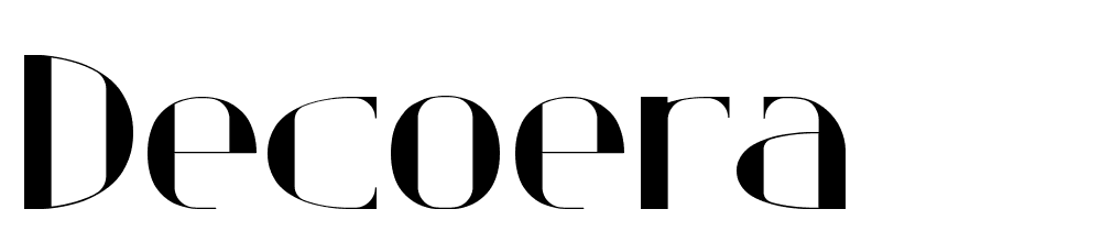 DECOERA font family download free