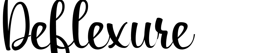 Deflexure font family download free