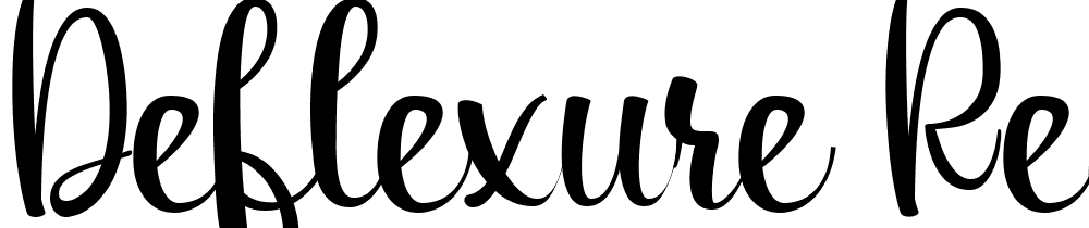 Deflexure-Regular font family download free