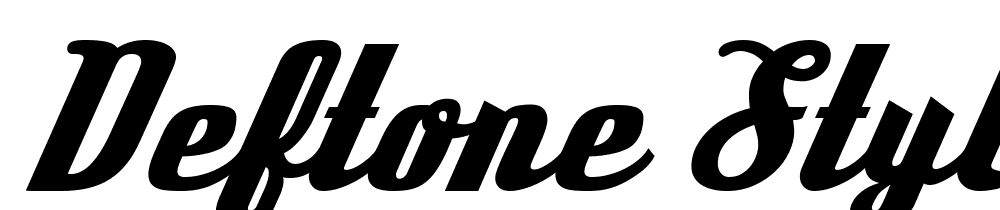 Deftone Stylus font family download free