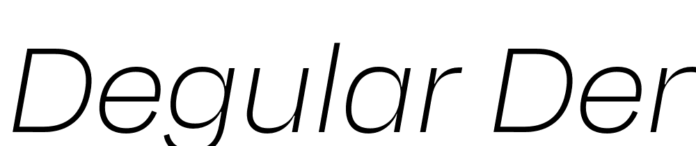 Degular-Demo-Thin-Italic font family download free
