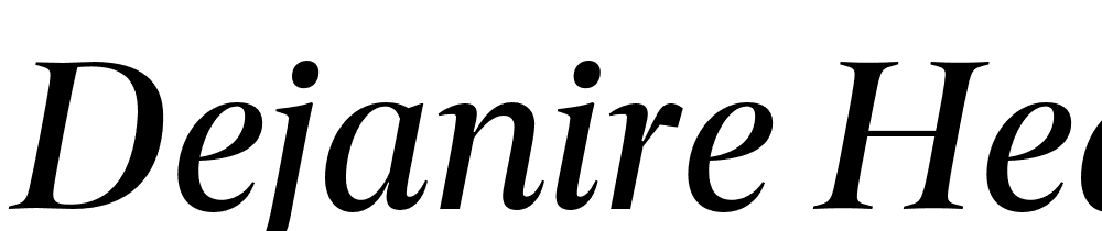 Dejanire-Headline-Italic font family download free